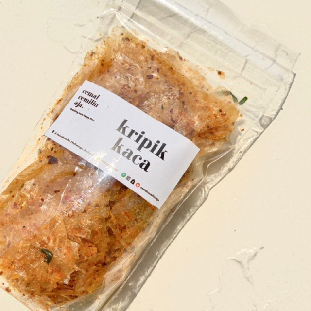 

KERIPIK KACA PEDAS 250gr