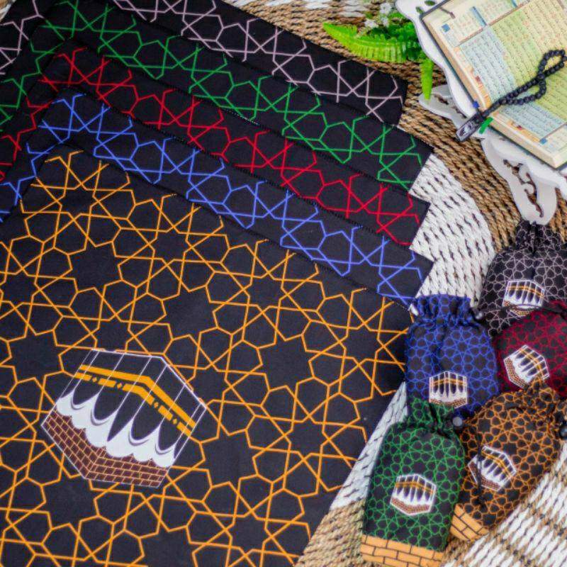 Sajadah pouch/ Sajadah trefeling  ka'bah