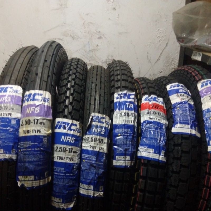 Ban Luar IRC Inoue Batik Lurus Salur Kembang Tahu TR NF2 NF3 NF6 NR6 SP1 NF 2 3 6 NR 6 SP 1 TRIALS T