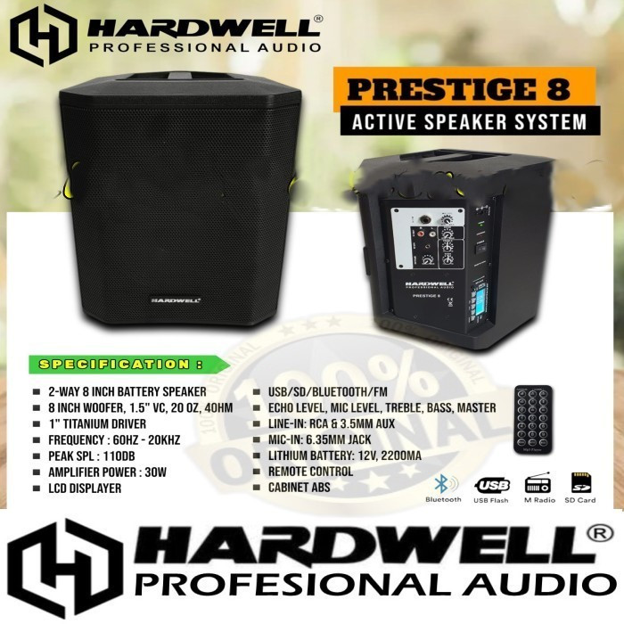 Speaker Active Hardwell PRESTIGE 8 Original /Hardwell PRESTIGE 8