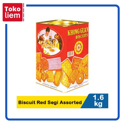 

Khong Guan Biscuit Red Segi Assorted 1600G