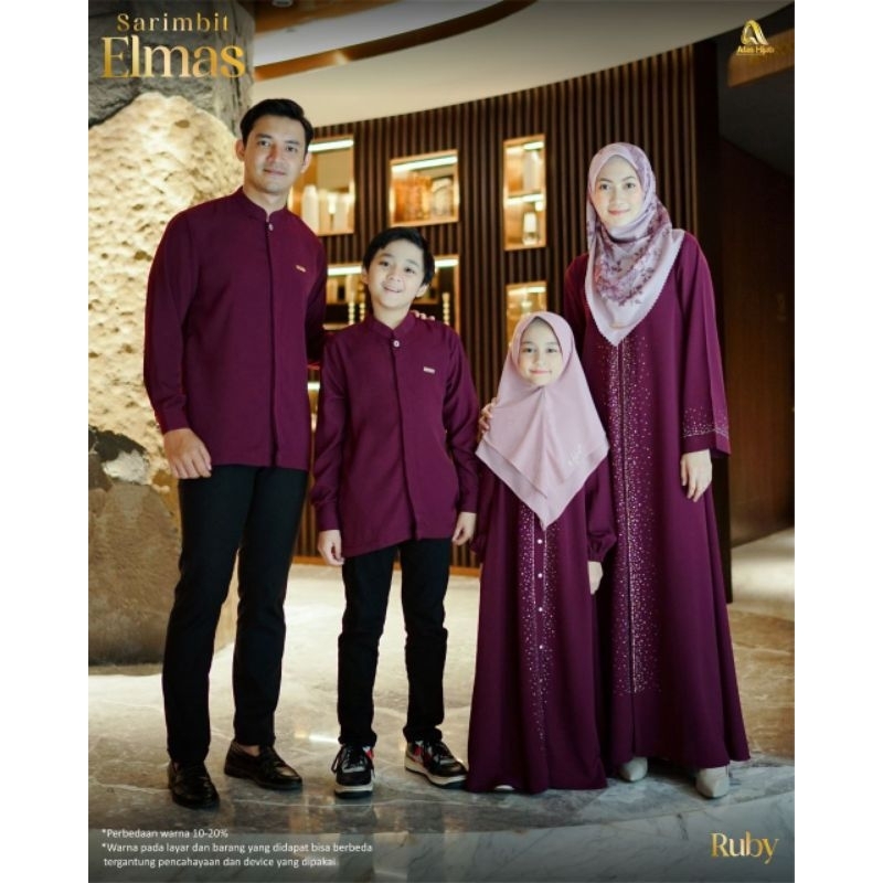 OPEN PO SARIMBIT ELMAS BY AFAS HIJAB ORIGINAL | SARIMBIT KELUARGA LEBARAN TERBARU TERMURAH 2024