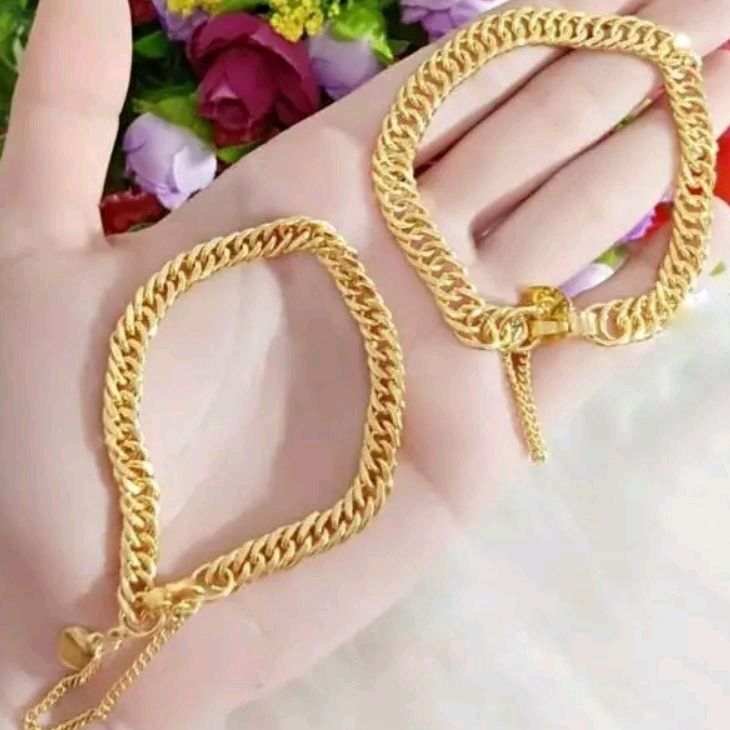 Xuping gelang lapis emas 24k