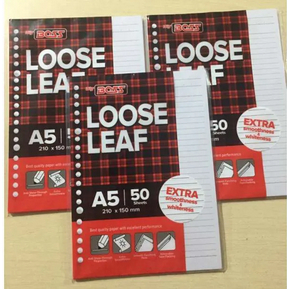 

LOOSE LEAF I ISI BINDER A5 50 BERGARIS