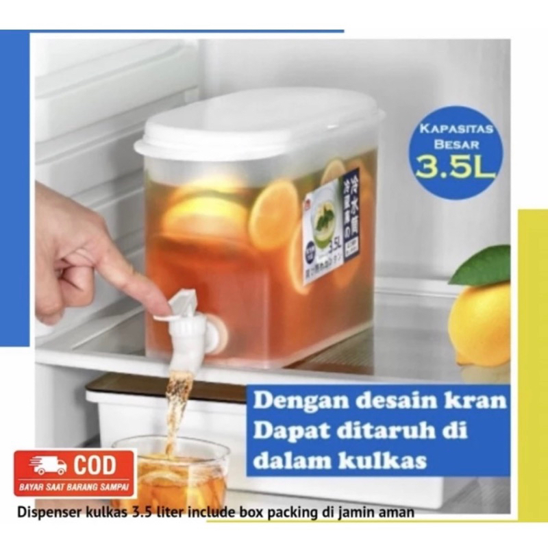 DP-DISPENSER AIR MINUM + KRAN 3.5 LITER BOX PUTIH