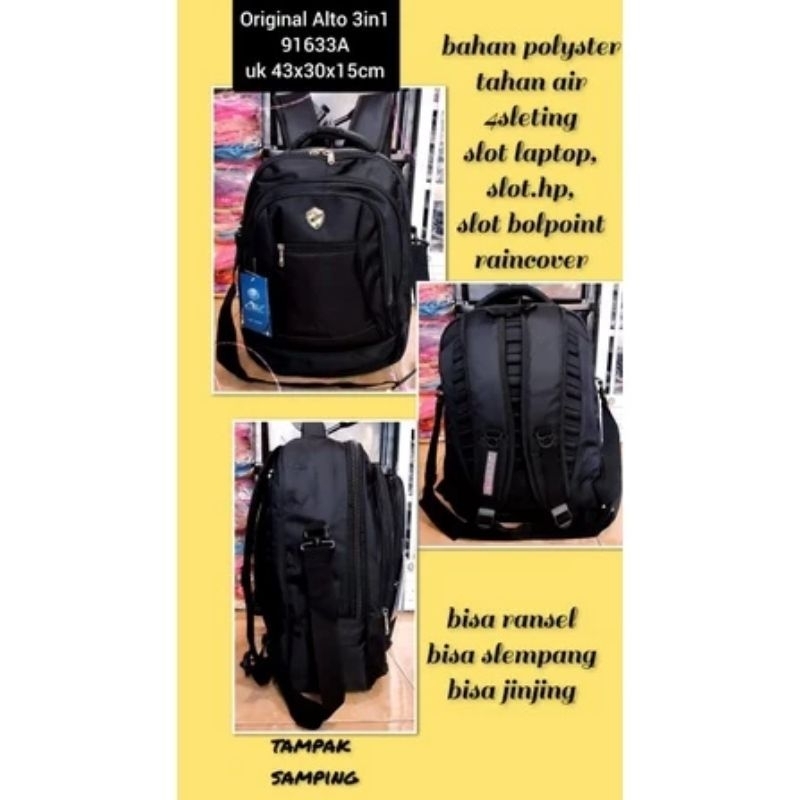 Tas polo 3in1 - TAS POLO ORIGINAL-TAS POLO ORISINIL - TAS RANSEL POLO MURAH - TAS RANSEL ORISINIL