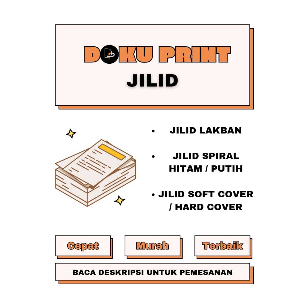 

Jasa Jilid Lakban / Spiral Kawat Hitam / Putih Murah