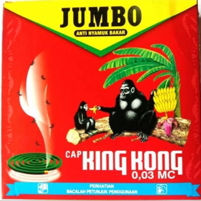 OBAT NYAMUK KING KONG 1 DUS / JUMBO CAP KINGKONG OBAT NYAMUK BAKAR DUS KARTON