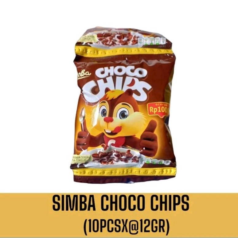 

SIMBA CHOCO CHIPS RENCENG ISI 10x@12gr