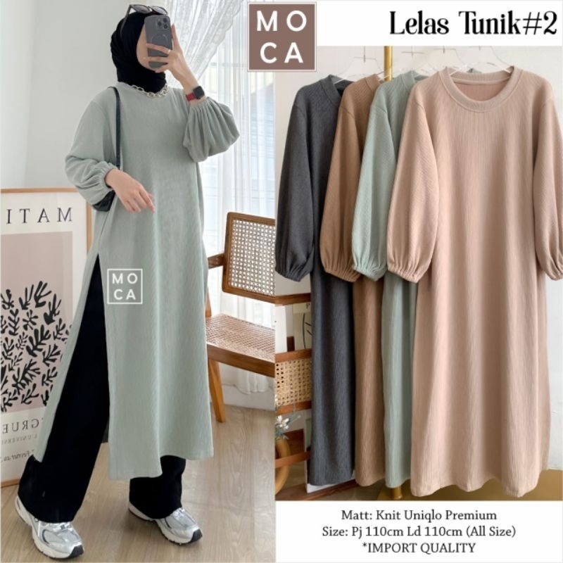 LELAS TUNIK KNIT UNIQLO PREMIUM