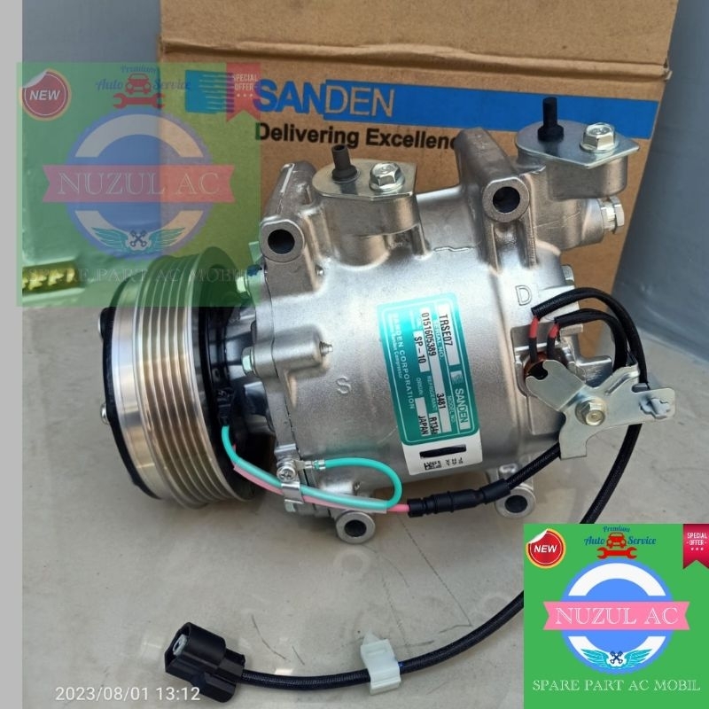 Compresor Kompresor AC Honda New Jazz RS - Sanden Asli