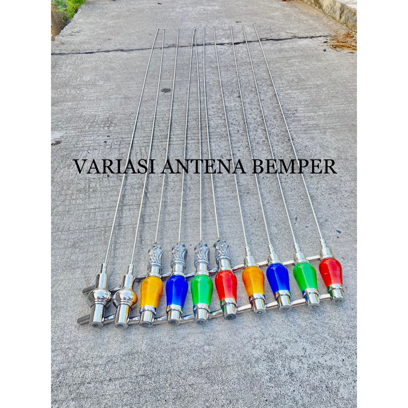 ANTENA BEMPER BISA COD ( 1,5 METER+2 METER) VARIASI ANTENA TRUCK,ELF,PICK UP, L300,DAN SEMUA JENIS M