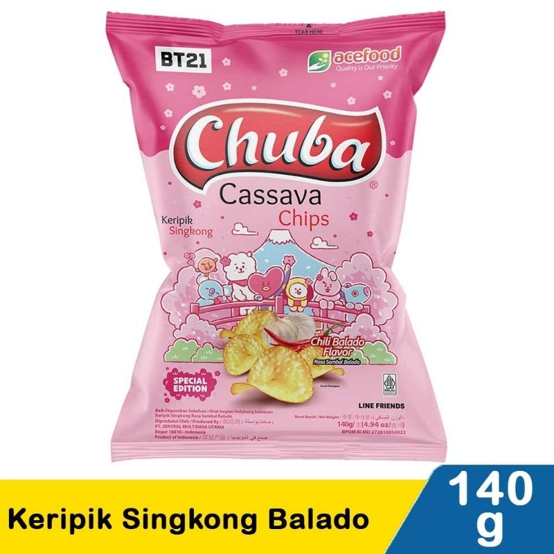 

Chuba Keripik Singkong Balado 140G