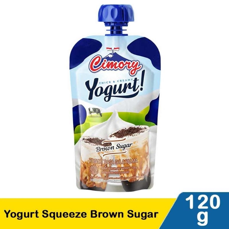 

Cimory Yoghurt Squeeze Brown Sugar 120G