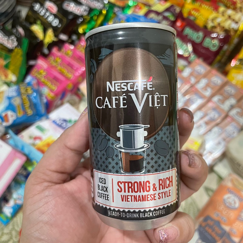 NESCAFE Cafe Viet Iced Black Coffee Ready To Drink 170ml