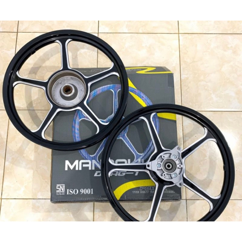 VELG MANDALIKA AEROX 140/160-17 ring17 Velg power mandalika AEROX 155cc 140/160 ring 17 set depan be