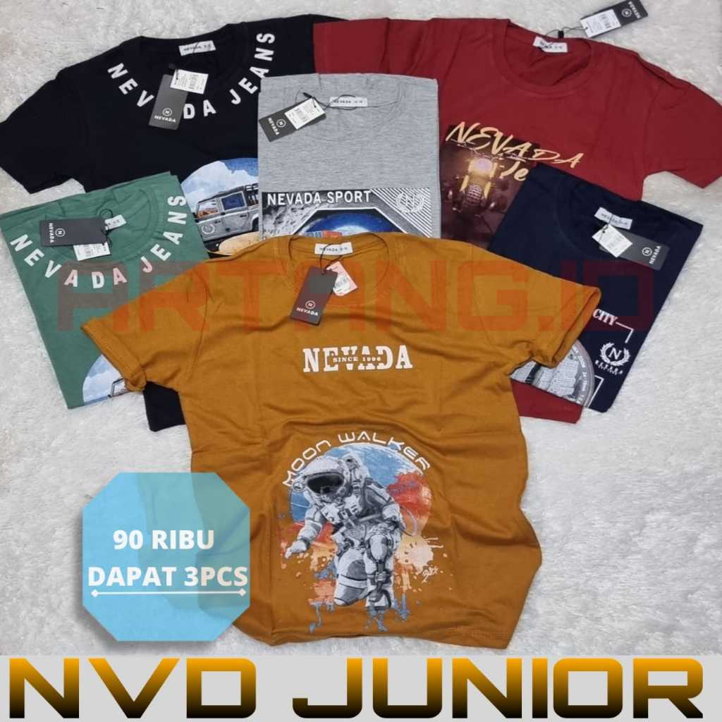 KAOS NEVADA ANAK LAKILAKI / KAOS NEVADA JUNIOR / KAOS NEVADA / KAOS ANAK LAKILAKI / KAOS ANAK ANAK M