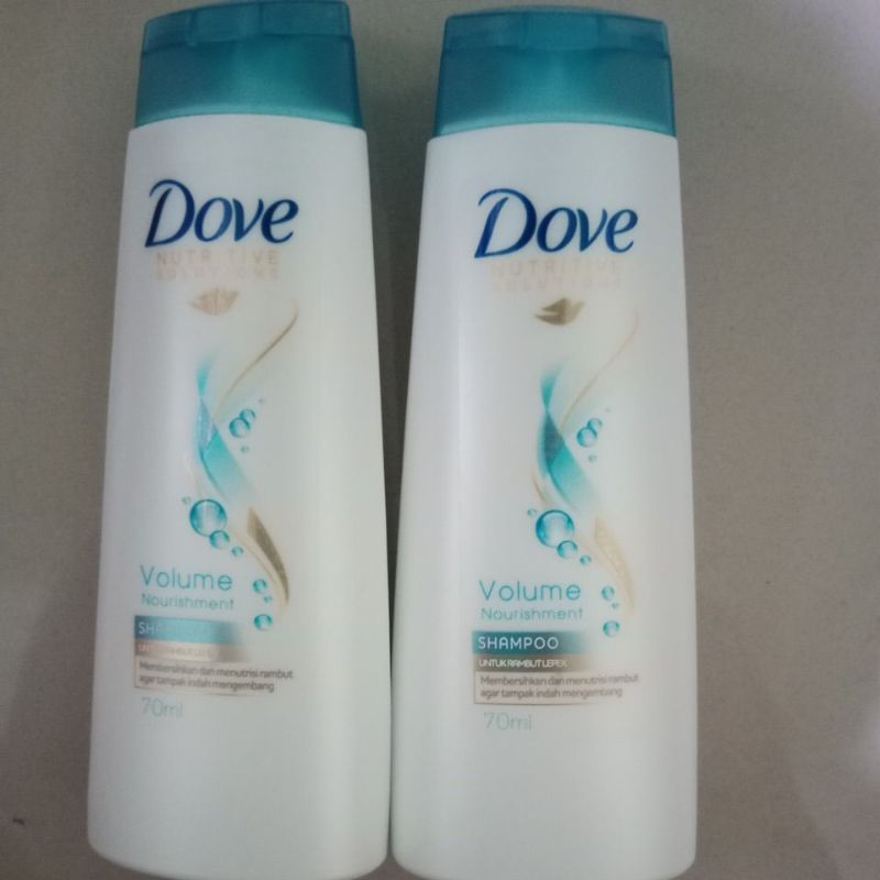 Shampo dove volume nourisment untuk rambut lepek 70ml