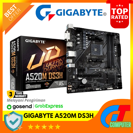 GIGABYTE A520M DS3H (Socket AM4)