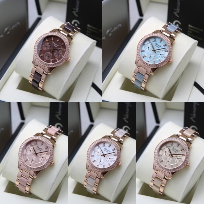 ORIGINAL Jam Tangan Wanita Alexandre Christie AC 2A32 / AC2A32 Garansi 1 Tahun