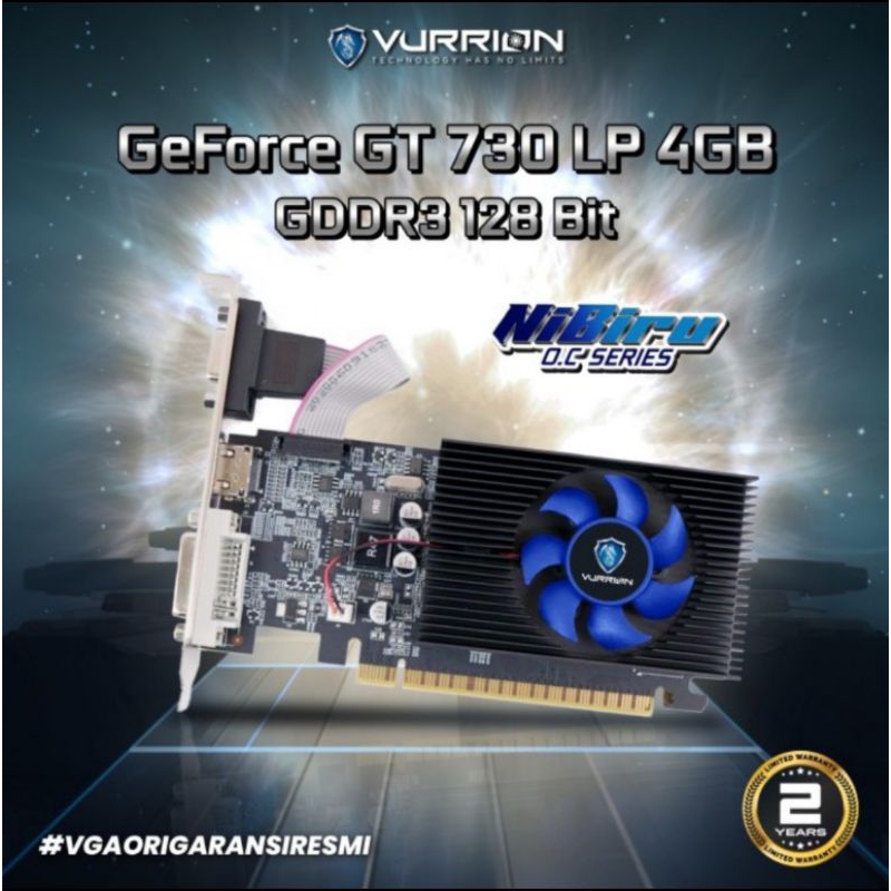 VGA VURRION GT 730 4GB DDR3 LP