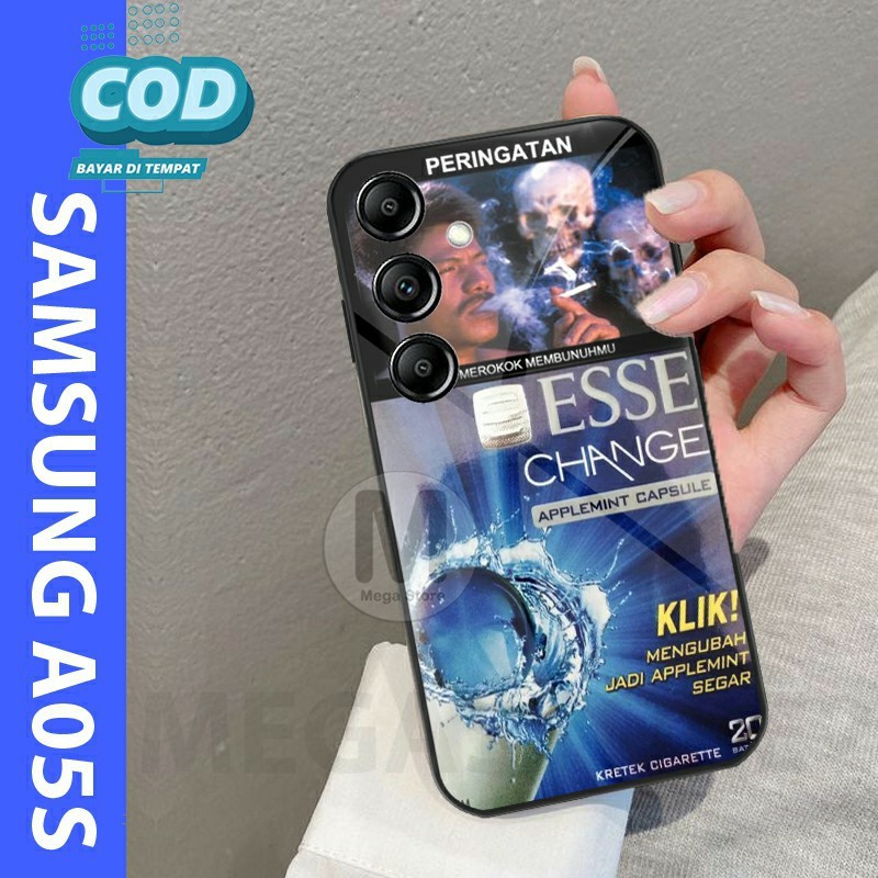 Softcase Kaca Case Samsung A05s 2023 Terbaru Motif Rokok [MG343]