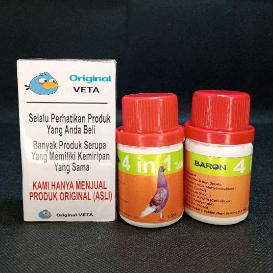 4 IN 1 BARON MENGOBATI MERPATI SAKIT GOHAM BERAK HIJAU KURUS UCI UCI 4IN1 BARON BURUNG MERPATI