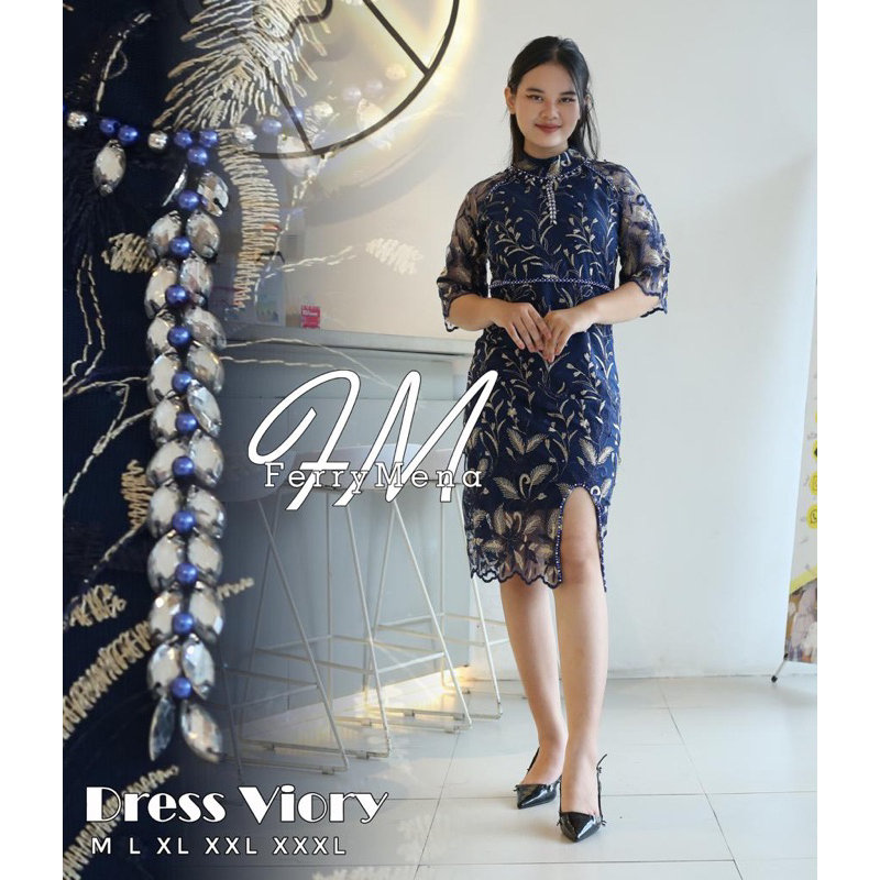 DRESS VIORY / DRESS NATAL / DRESS MODREN / KEBAYA PENDEK / KEBAYA PASKAH / DRESS PESTA