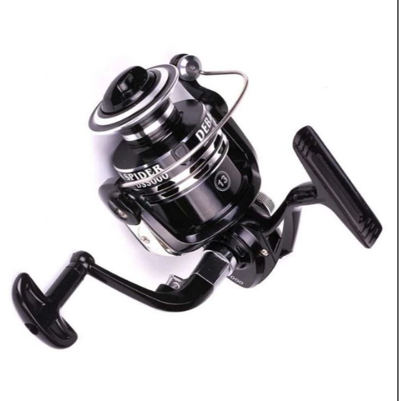 Debao Dark Spider Spinning Reel Pancing 12+1 Ball Bearing DS 2000 | DS 3000 | DS 4000