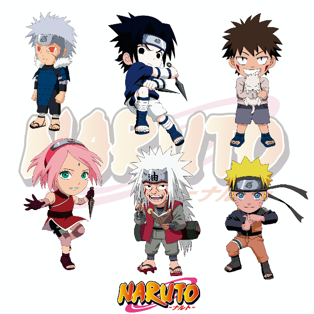 

Stiker anime Naruto set 6 karakter Anti air, Stiker Helm, Stiker Cute