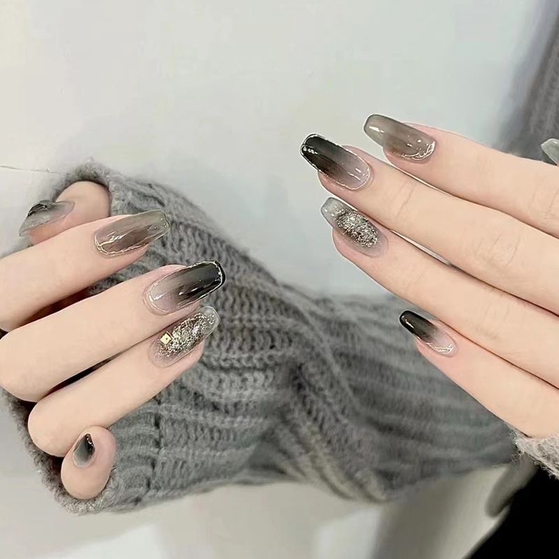 24pcs kuku palsu extension kuku palsu grosir kuku nail alat perawatan kuku perawatan kecantikan kuku