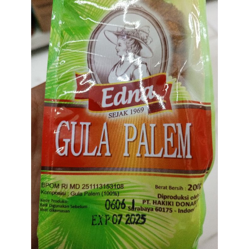 

Edna gula palem 200gr