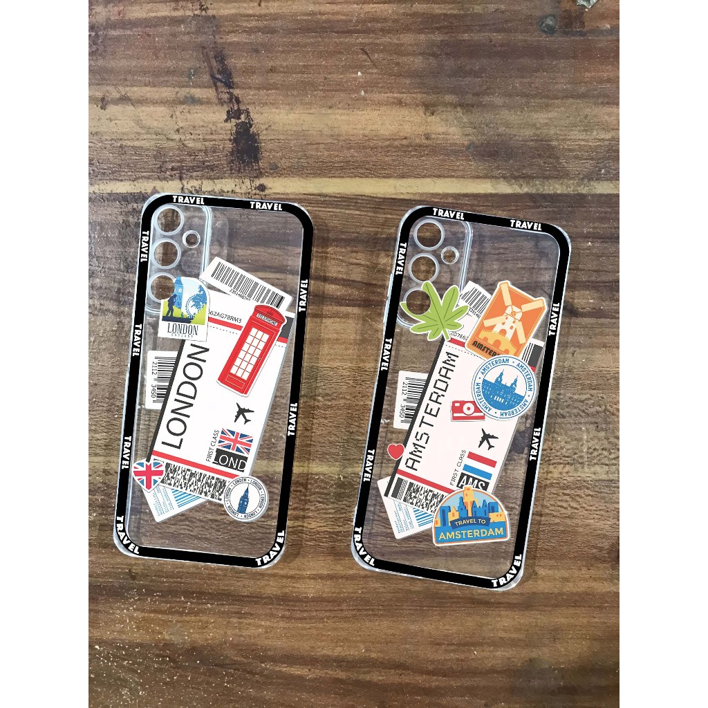 DY-218 Case BENING Untuk Semua Type Handphone SAMSUNG A05S MOTIF TICKET