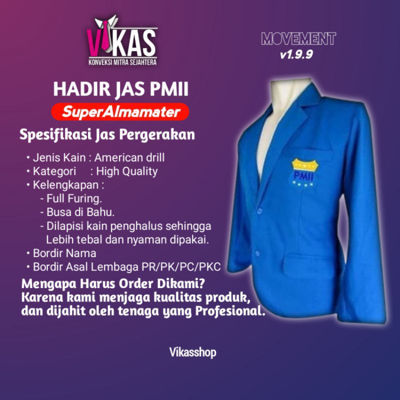 JAS ALMAMATER PMII, JAS PMII