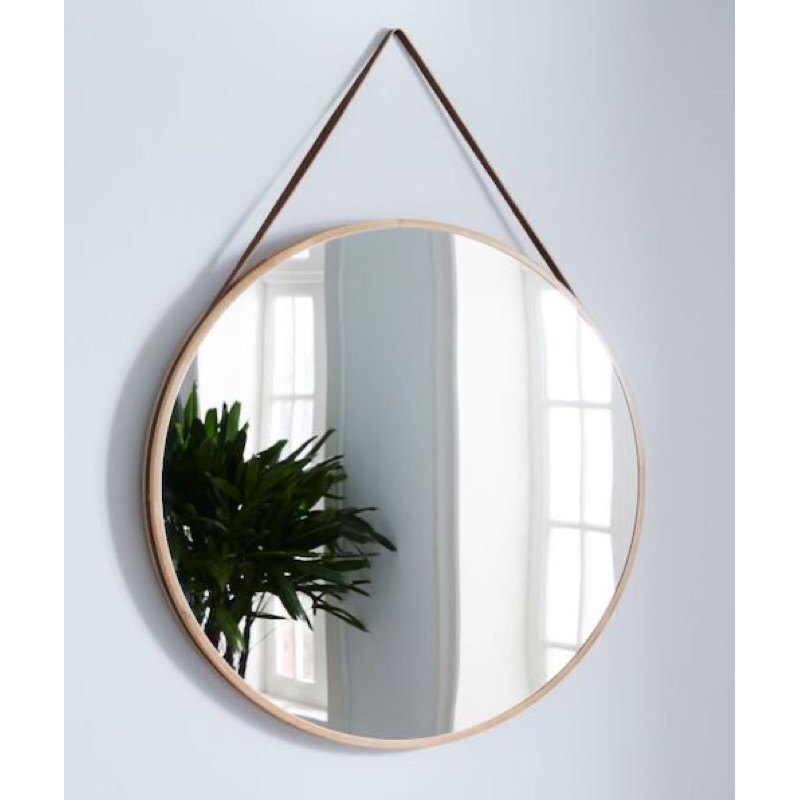 Cermin bulat Cermin bulat aestetik cermin bulat kayu Cermin bulat kaca