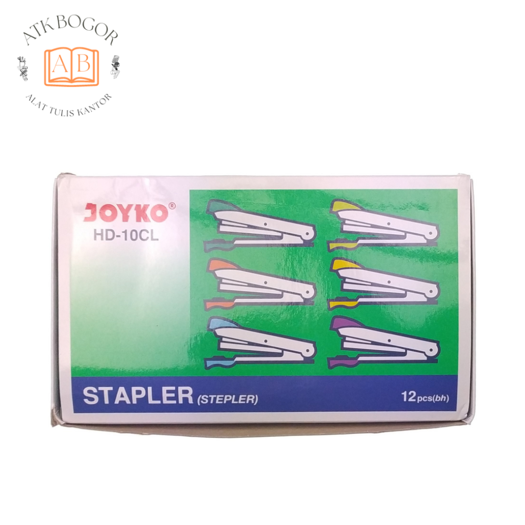 

Joyko Stepler Hekter Alat Jepretan Kertas Stapler HD-10CL - Isi 1 Pack / 12 Pcs