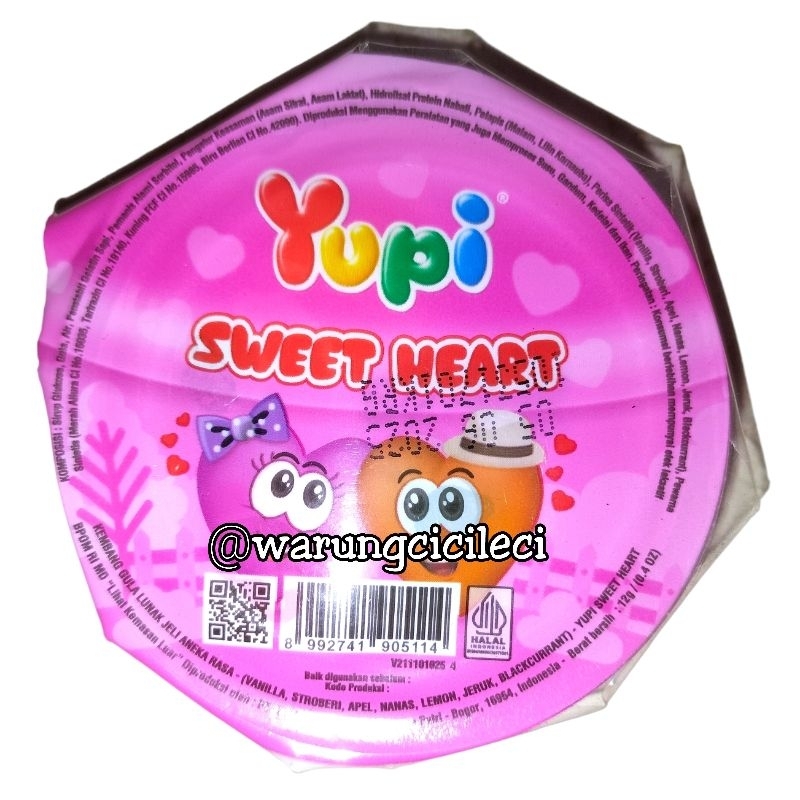 

YUPI SWEET HEART 12g