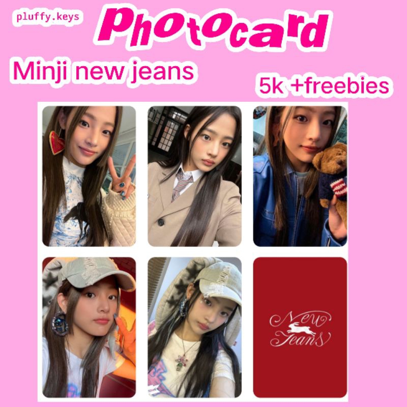 photocard unofficial minji new jeans (pilih pc chat toko)