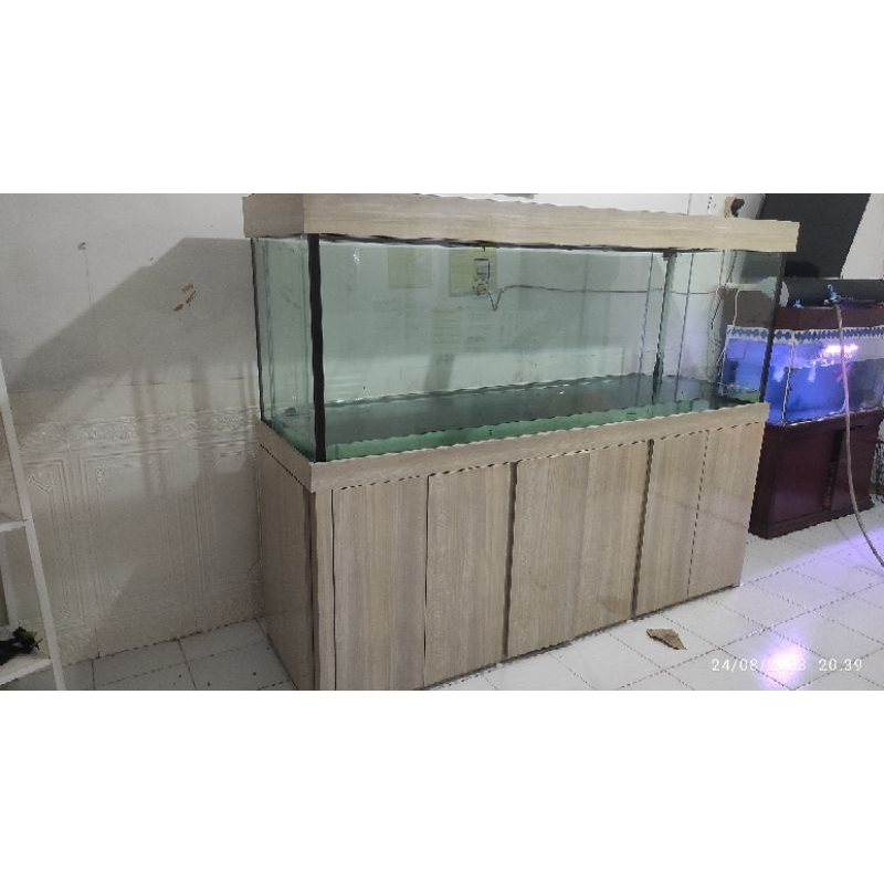 akuarium cabunet hpl 200x60x70+ sump filter bawah