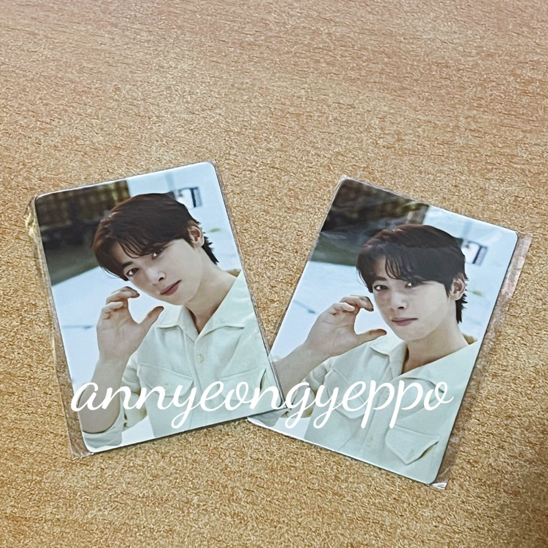CHA EUN WOO SUBWAY PHOTOCARD OFFICIAL