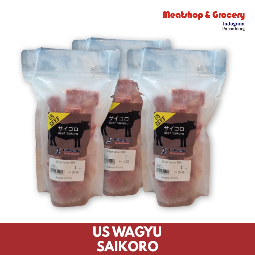 

US Beef Saikoro 500Gram | Daging Saikoro | Daging Dadu | Meatshop Indoguna Palembang