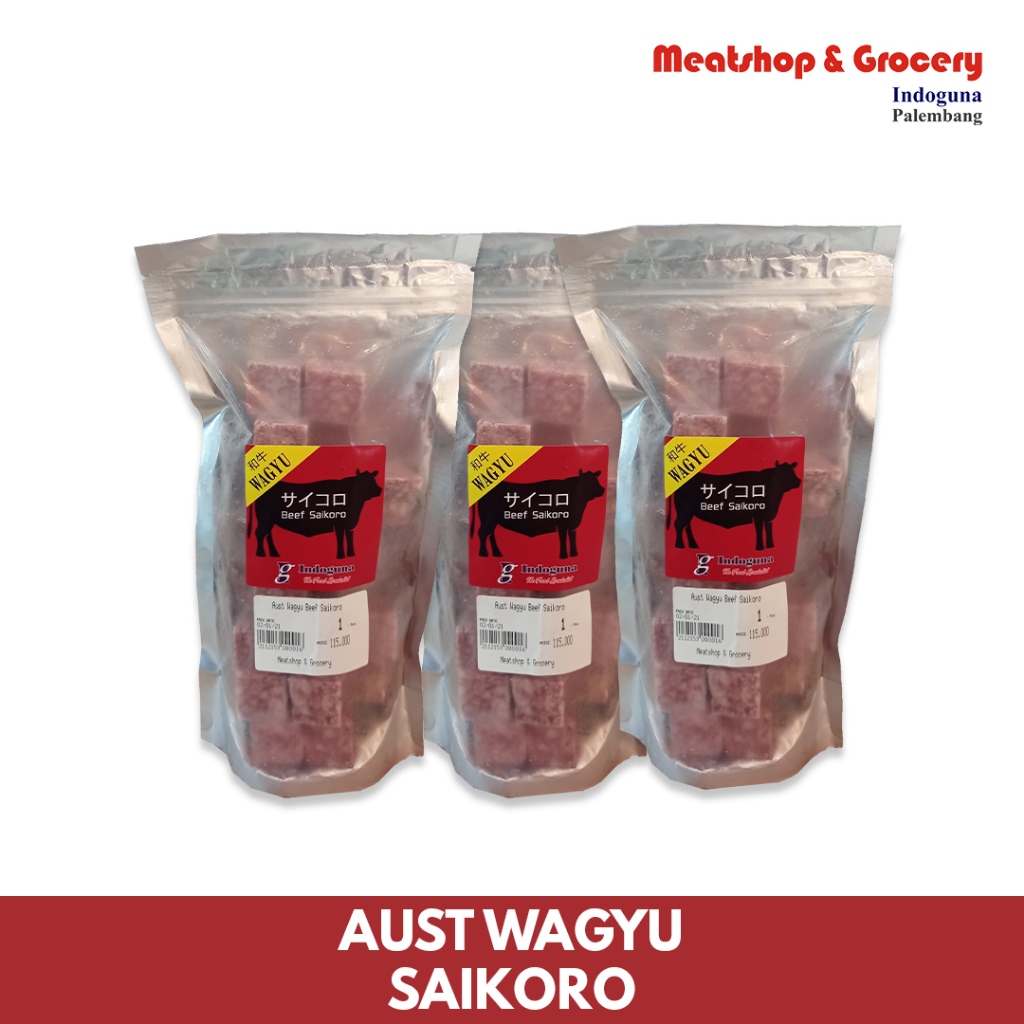 

Aust Wagyu Beef Saikoro 500Gram | Daging Wagyu Saikoro | Daging Dadu | Meatshop Indoguna Palembang