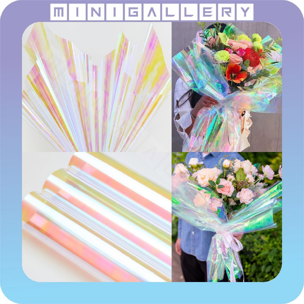 

Hologram Lembaran Transparent Cellophane Flower Wrapping Paper Kertas Buket Bunga KB6045