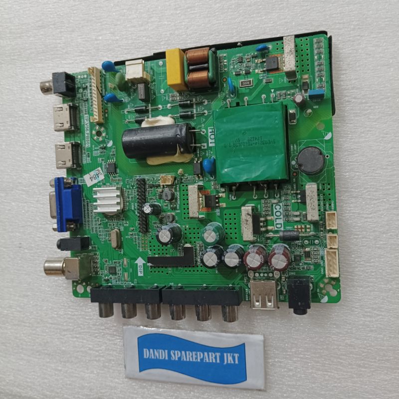 MB led tv POLYTRON PLD 24D123 MAINBOARD - MAINBOARD TV - MESIN TV LED