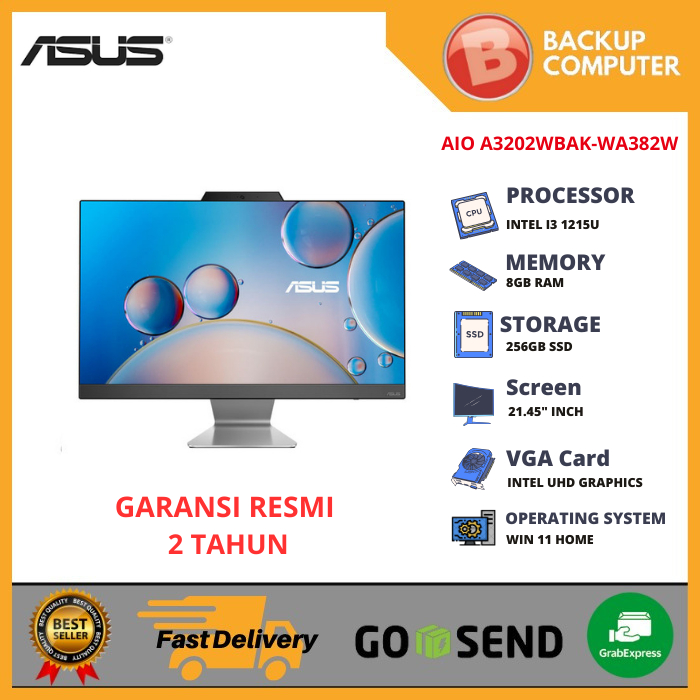 AIO ASUS A3202WBAK-WA382W I3-1215U 8GB RAM