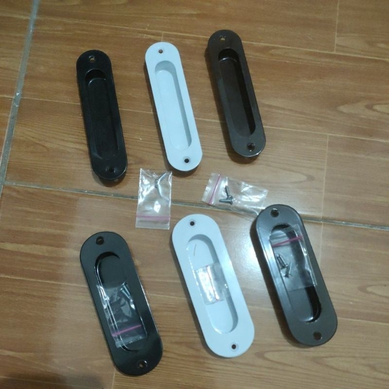 HANDEL PINTU TANAM GESER SLIDING OVALE