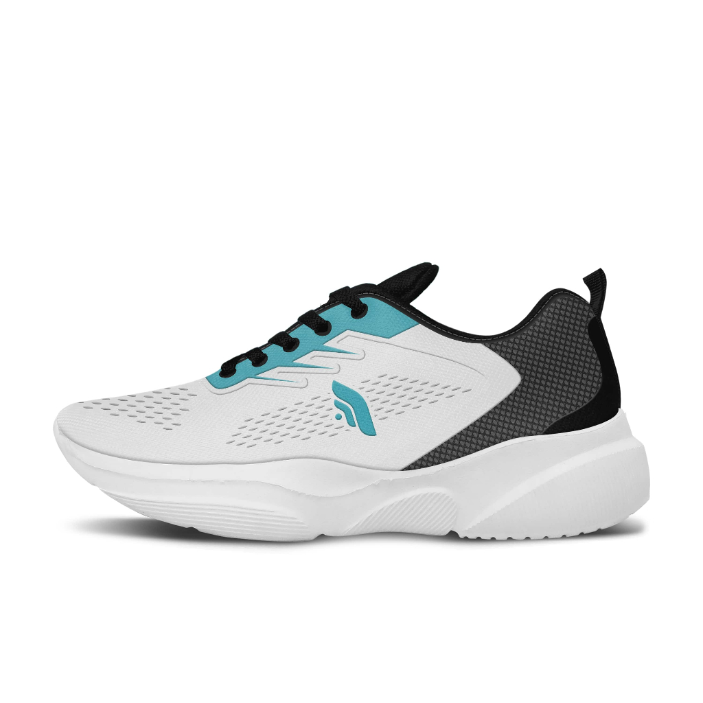 sepatu pria sneakers FZTH SUKI PUTIH HITAM