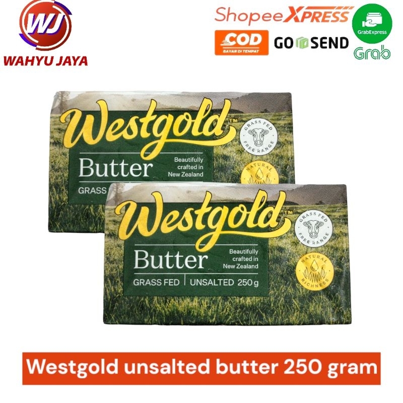

Westgold unsalted butter 250 gram