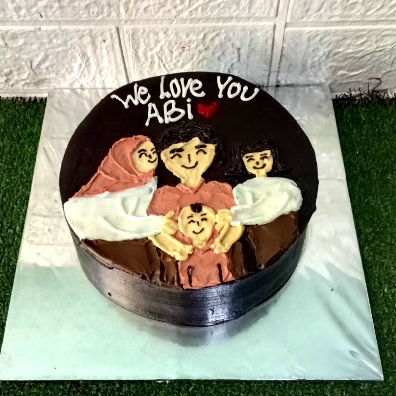 

kue ulang tahun request custom uk 18cm