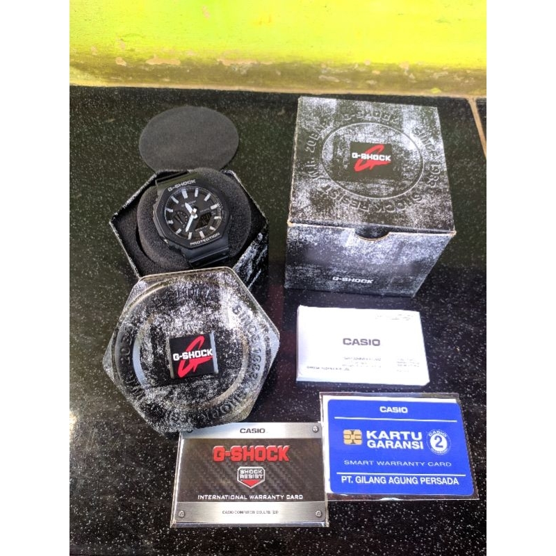 Gshock GA-2100-1adr bekas/second original